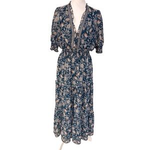 Max Studio Floral Maxi Dress L